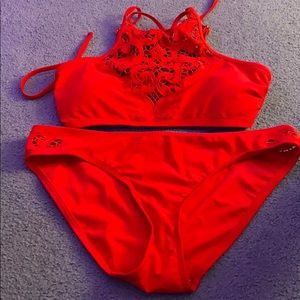 Red Bikini Set
